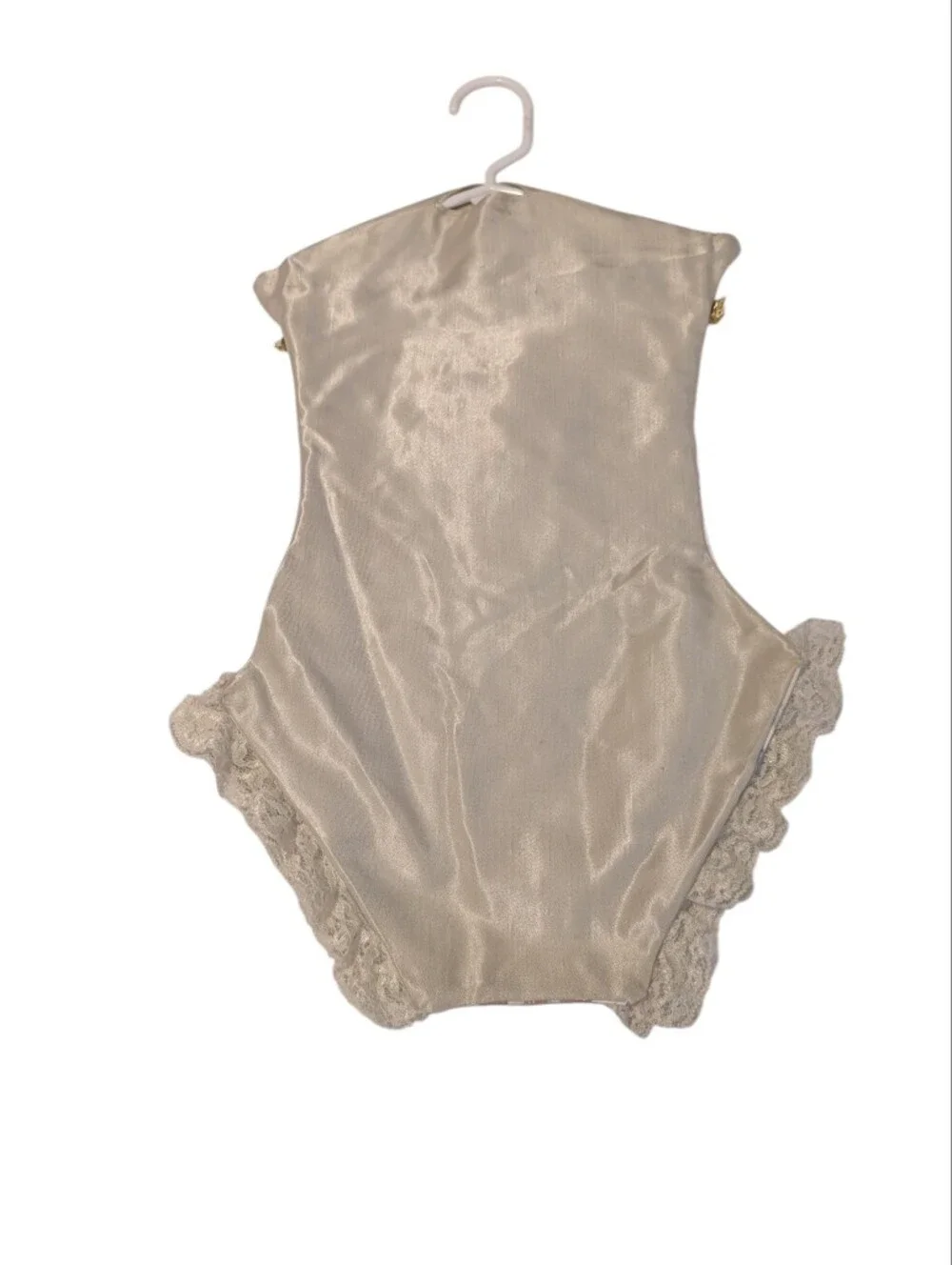 Vintage Novelty Corset Padded Hanger – Floral‎ & Lace Lingerie Decor